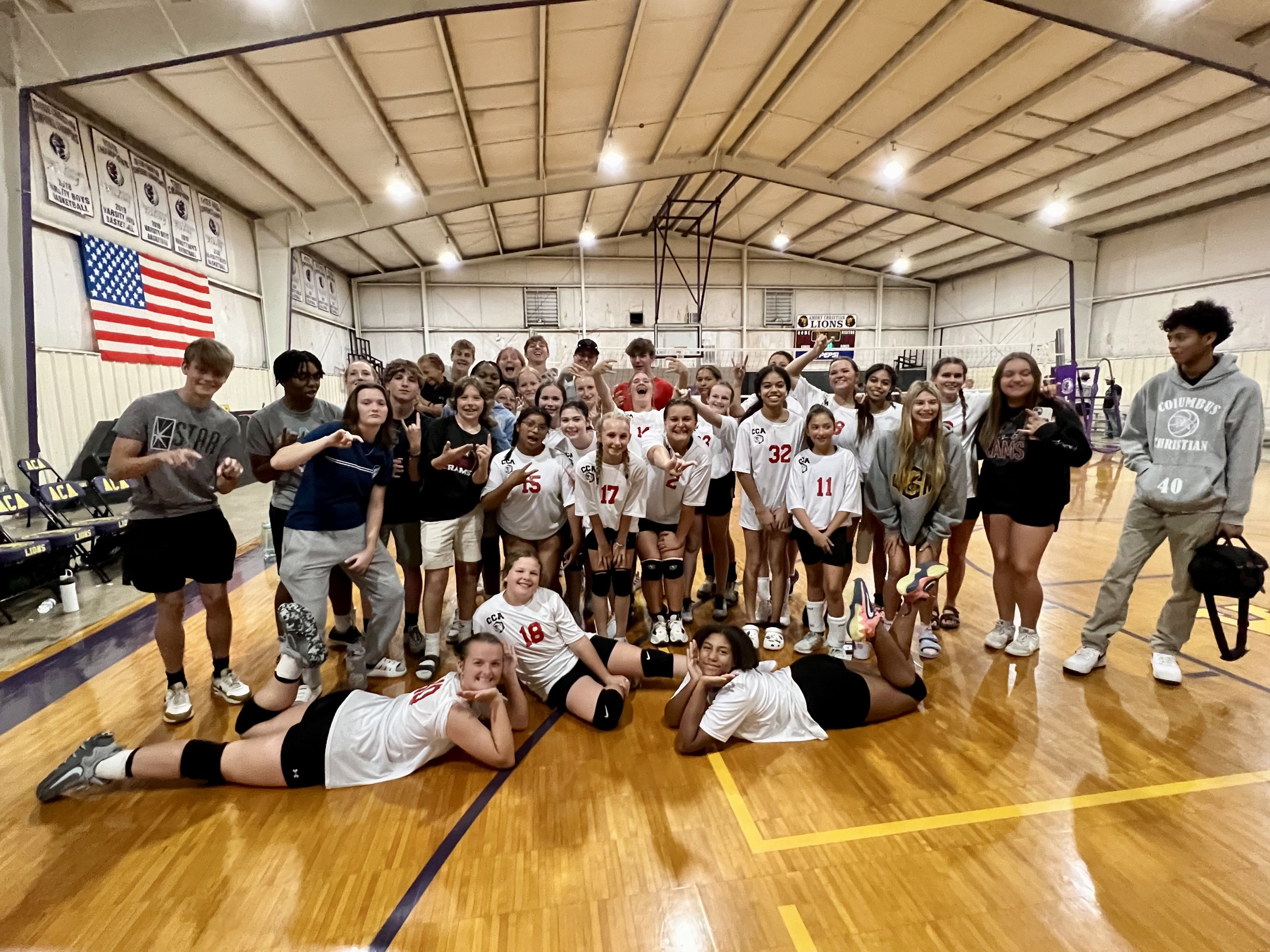 CCA S Historic First Volleyball Team Columbus Christian Academy